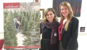 With Celebrate Gettysburg magazine editor Krista Scarlett, at a Behind the Cover event