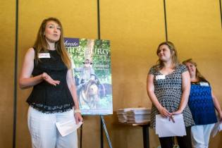 Speaking at Celebrate Gettysburg magazine's Behind the Cover event